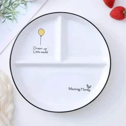 Elegance at the Table Küche & Esszimmer-Runder Gitterteller – perfekt für Solo-Mahlzeiten und Familienfrühstücke