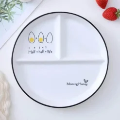 Elegance at the Table Küche & Esszimmer-Runder Gitterteller – perfekt für Solo-Mahlzeiten und Familienfrühstücke