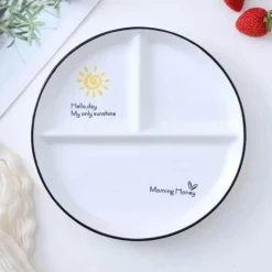 Elegance at the Table Küche & Esszimmer-Runder Gitterteller – perfekt für Solo-Mahlzeiten und Familienfrühstücke