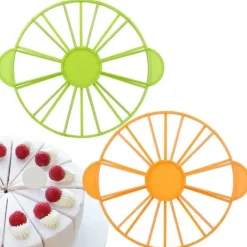 Tom Küche & Esszimmer-Runder Kuchenteiler, Schneide-Markierer, Schneider für perfekte Scheiben