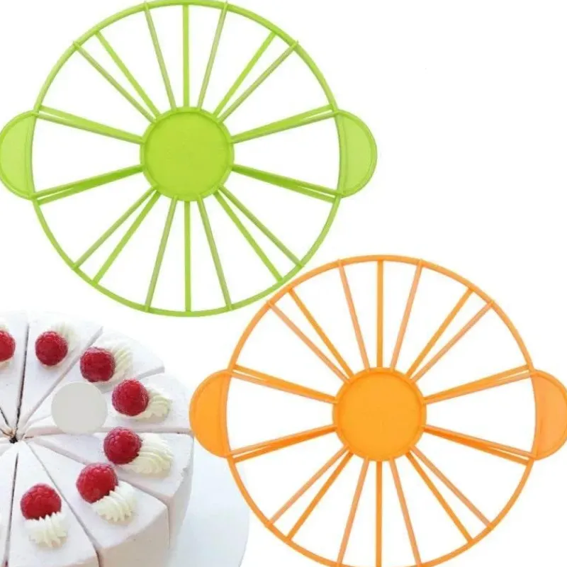 Tom Küche & Esszimmer-Runder Kuchenteiler, Schneide-Markierer, Schneider für perfekte Scheiben