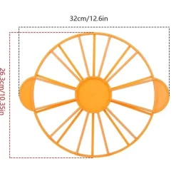 Tom Küche & Esszimmer-Runder Kuchenteiler, Schneide-Markierer, Schneider für perfekte Scheiben