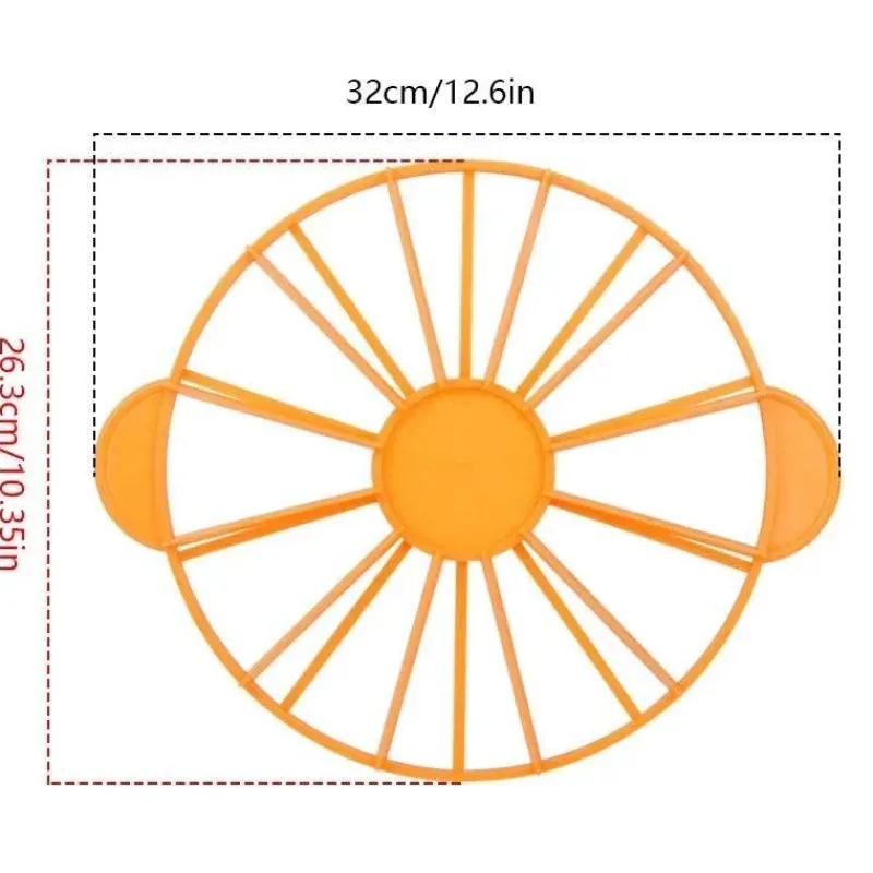 Tom Küche & Esszimmer-Runder Kuchenteiler, Schneide-Markierer, Schneider für perfekte Scheiben