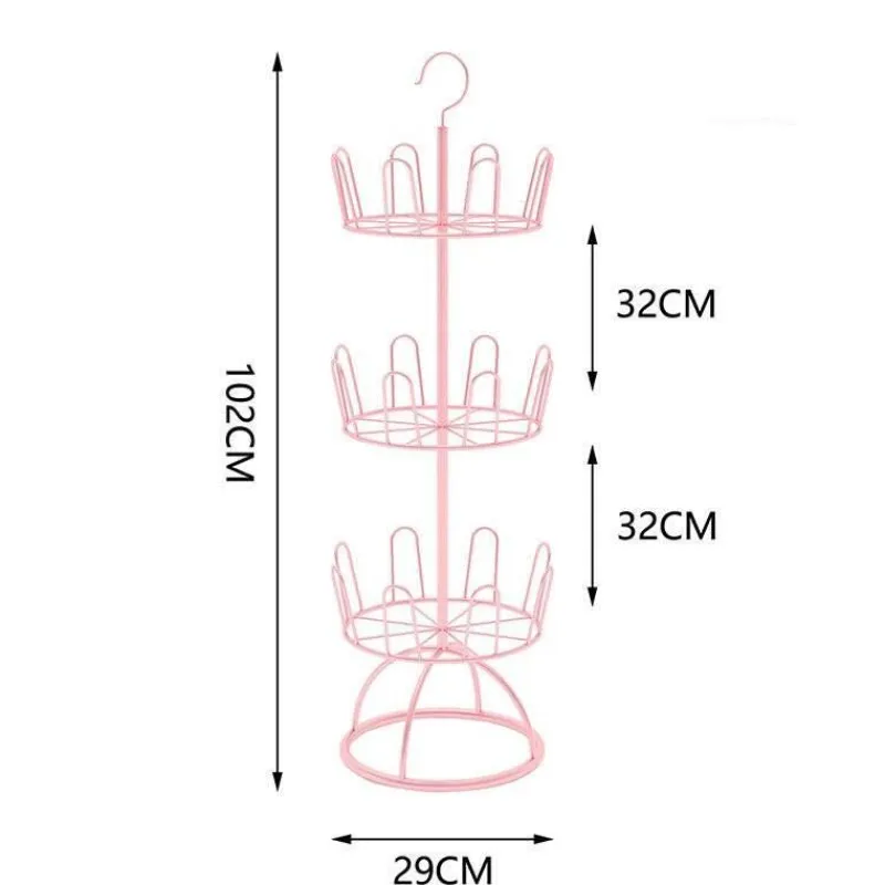 Tranquil Waters Badezimmer-Rundes Schuhregal – platzsparender Organizer