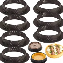 Tom Küche & Esszimmer-Rundes Tortenring-Set für französisches Gebäck, Desserts – Backformen
