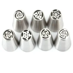 Tom Küche & Esszimmer-Russisches Tüllenset zum Dekorieren von Kuchen – Sahnespritztüllen für Desserts