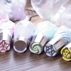 Tom Küche & Esszimmer-Russisches Tüllenset zum Dekorieren von Kuchen – Sahnespritztüllen für Desserts