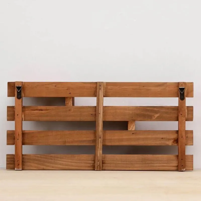 The Gilded Nest Möbel-Rustic Wood Shelf Organizer - Handmade Storage Boxes