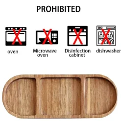 Tom Küche & Esszimmer-Rustikale Dipschale aus Holz – Vintage Küchengeschirr-Accessoire