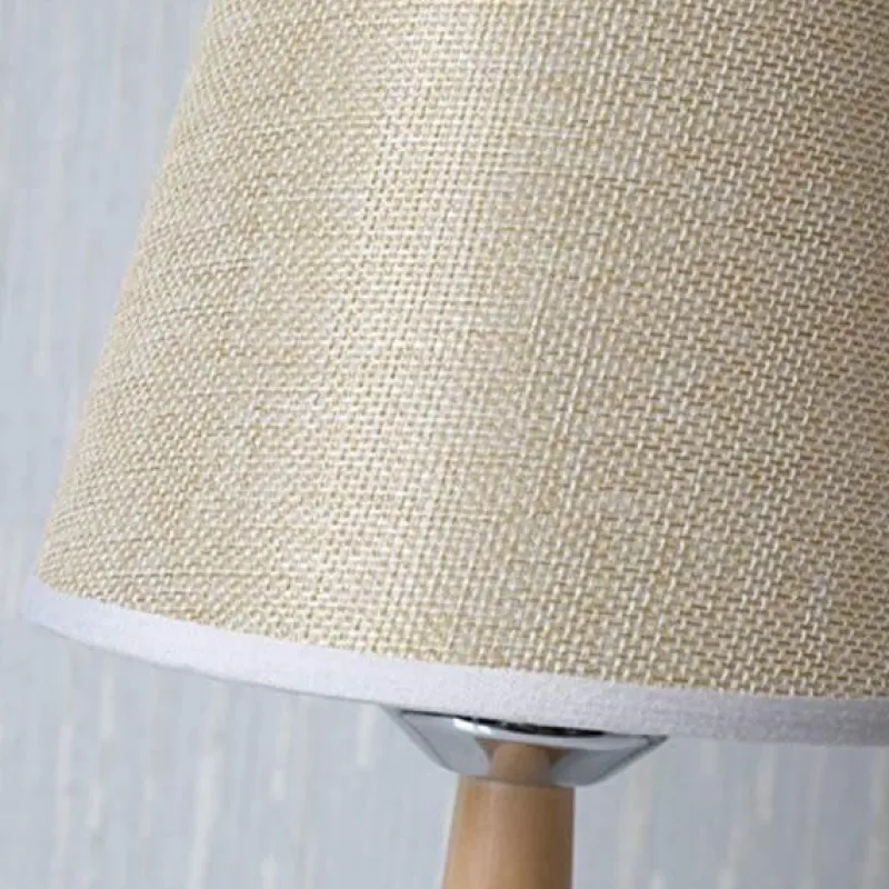 Bright Accents Beleuchtung-Rustikale Tischlampe aus Holz – einfache Beleuchtung aus Rohholz