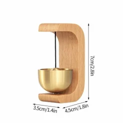 Willow u0026 Whim Gadgets Für Zuhause-Rustikale Türklingel aus Holz – Waldlied, Heimdekoration