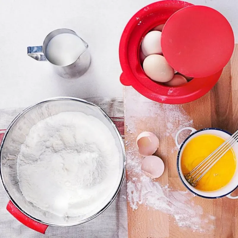 The Culinary Kit Küche & Esszimmer-Rutschfeste Multifunktions-Reibe-Rührschüsseln