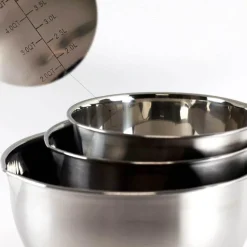 The Culinary Kit Küche & Esszimmer-Rutschfeste Multifunktions-Reibe-Rührschüsseln