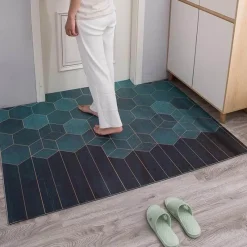 Floor u0026 Flair Boden & Teppiche-Rutschfeste nordische Sechseck-Fußmatte – staubdichte Eingangsmatte