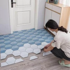 Floor u0026 Flair Boden & Teppiche-Rutschfeste nordische Sechseck-Fußmatte – staubdichte Eingangsmatte