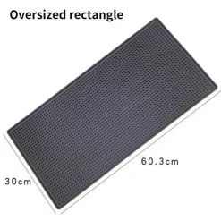 Tom Küche & Esszimmer-Rutschfeste PVC-Kaffeebarmatte – hitzebeständig und mit Drainage-Design