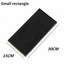 Tom Küche & Esszimmer-Rutschfeste PVC-Kaffeebarmatte – hitzebeständig und mit Drainage-Design