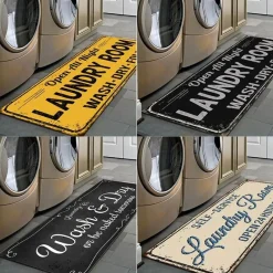 Tranquil Waters Boden & Teppiche|Badezimmer-Rutschfeste Waschküchenmatte - Stilvolle Bodenmatte für den Waschraum