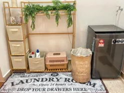 Tranquil Waters Boden & Teppiche|Badezimmer-Rutschfeste Waschküchenmatte - Stilvolle Bodenmatte für den Waschraum