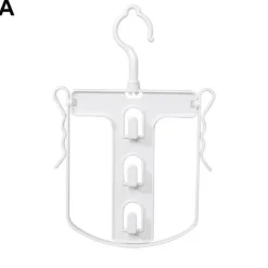 Tranquil Waters Badezimmer-Rutschfester, faltbarer Pullover-Kleiderbügel – platzsparender Kleider-Organizer