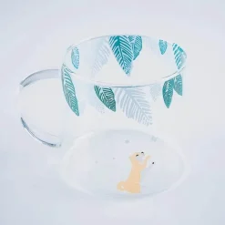 Plates u0026 More Küche & Esszimmer-Sakura Glas Kaffeetasse Katze Hirsch Kaninchen Teetasse Maid Trinkgeschirr