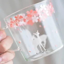 Plates u0026 More Küche & Esszimmer-Sakura Glas Kaffeetasse Katze Hirsch Kaninchen Teetasse Maid Trinkgeschirr