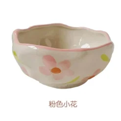 Plates u0026 More Küche & Esszimmer-Salatschüssel-Set aus Keramik – 135 oz, schönes Unterglasur-Design