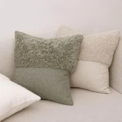Cozy Cushions Bettzeug-Samt-Kissenbezug - Akzentkissen in reiner Farbe