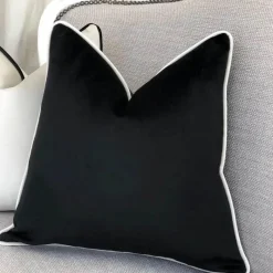 Pillow Haven Bettzeug-Samtkissenbezug - Moderner nordischer Kissenbezug 50x50