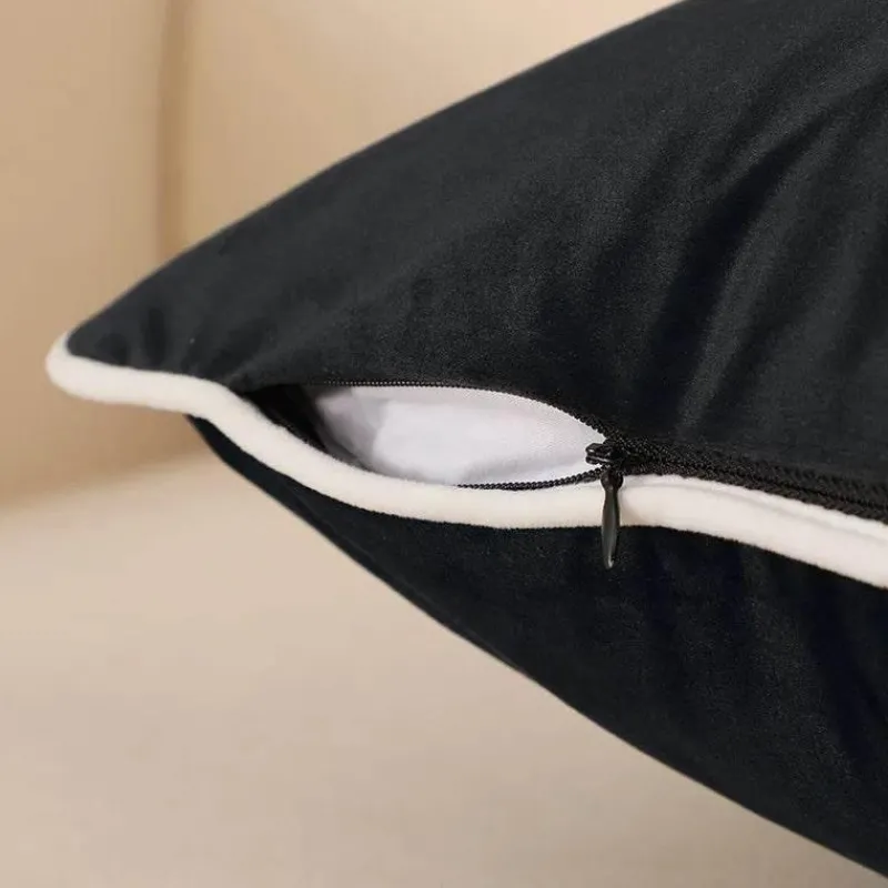 Pillow Haven Bettzeug-Samtkissenbezug - Moderner nordischer Kissenbezug 50x50
