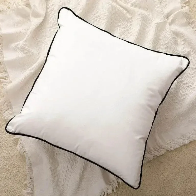 Pillow Haven Bettzeug-Samtkissenbezug - Moderner nordischer Kissenbezug 50x50