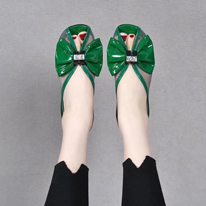 Damen Wilderness Haven Damenschuhe-Sandalen mit Schleife – bequeme Sommer-Absätze