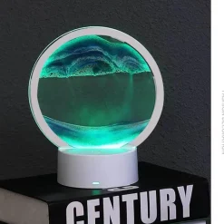 Bright Accents Beleuchtung-Sandmalerei-Tischlampe – Künstlerische dekorative Beleuchtung