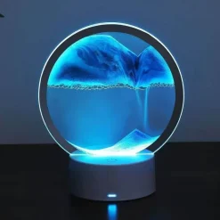 Bright Accents Beleuchtung-Sandmalerei-Tischlampe – Künstlerische dekorative Beleuchtung