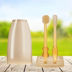 Kinder The Decor Haven Kinderwagen & Zubehör-Sanfte Säuglingszahnbürste - Baby-Zahnpflegebürste