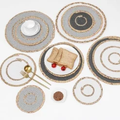 The Jute Table Küche & Esszimmer-Sansibar Apparel Home Decor - Exotischer Inselstil