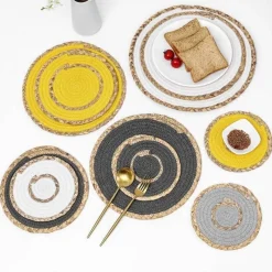 The Jute Table Küche & Esszimmer-Sansibar Apparel Home Decor - Exotischer Inselstil