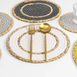 The Jute Table Küche & Esszimmer-Sansibar Apparel Home Decor - Exotischer Inselstil