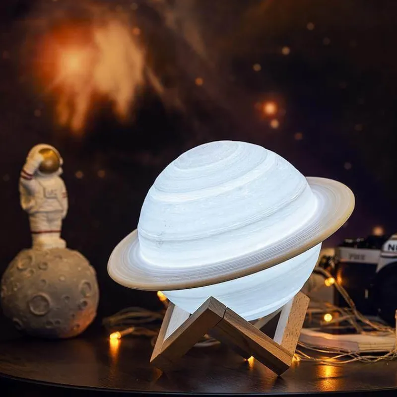 Comfort u0026 Style Beleuchtung-Saturn Space Lamp - LED Galaxy Night Light