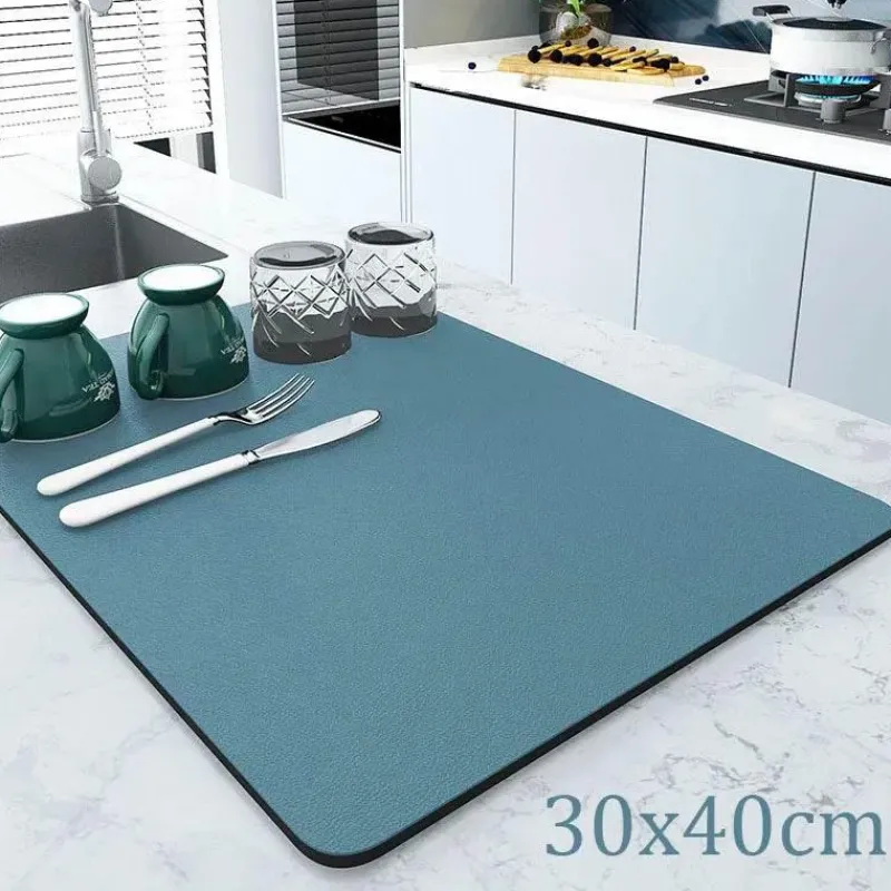 Tom Küche & Esszimmer-Saugfähige Abtropfmatte – Kaffeematte für die Küchentheke