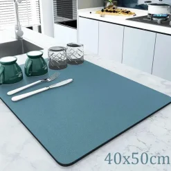 Tom Küche & Esszimmer-Saugfähige Abtropfmatte – Kaffeematte für die Küchentheke