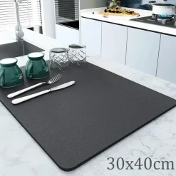 Tom Küche & Esszimmer-Saugfähige Abtropfmatte – Kaffeematte für die Küchentheke