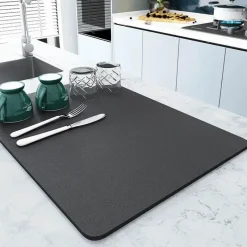 Tom Küche & Esszimmer-Saugfähige Abtropfmatte – Kaffeematte für die Küchentheke