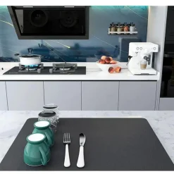 Tom Küche & Esszimmer-Saugfähige Abtropfmatte – Kaffeematte für die Küchentheke