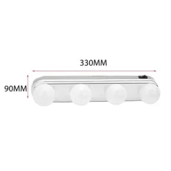 Tranquil Waters Badezimmer|Beleuchtung-Saugnapf Badezimmer Schminklicht - Home Vanity Lampe