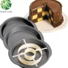 Tom Küche & Esszimmer-Schachbrett-Kuchenform-Set – 3 antihaftbeschichtete Backformen für Schichtkuchen