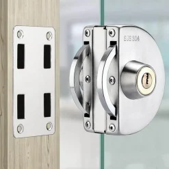 Comfort u0026 Style Gadgets Für Zuhause-Schiebetürschloss aus Edelstahl - Sicherheitsglastürschloss