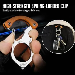 The Outdoor Vault Outdoor-Gadgets|Heimwerkzeuge-Schlüsselanhänger-Multitool – Vielseitiges Abenteuer-Accessoire