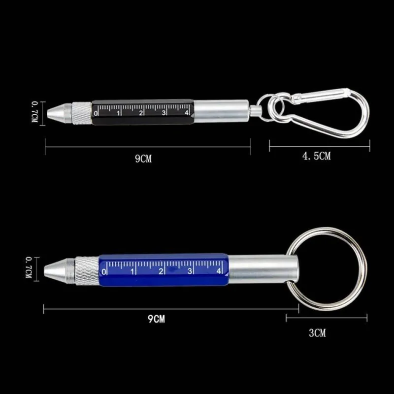 The Outdoor Vault Outdoor-Artikel|Heimwerkzeuge-Schlüsselanhänger-Schraubendreherstift – Multifunktionswerkzeug mit Touchscreen-kompatiblen Funktionen