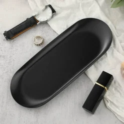 Tom Küche & Esszimmer-Schmucktablett aus Edelstahl – Schreibtisch-Organizerplatte